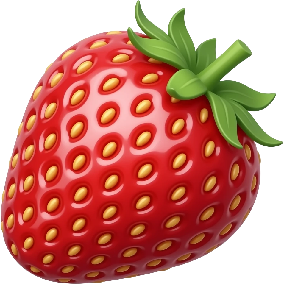 fresas glaseadas emoji
