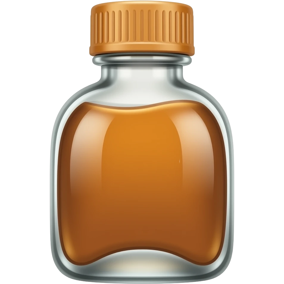 Caramel bottle emoji