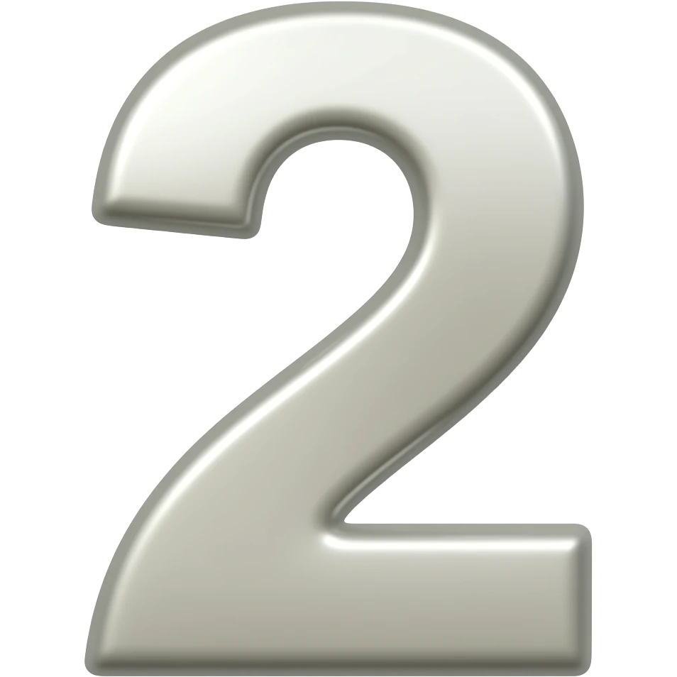 número 2 emoji