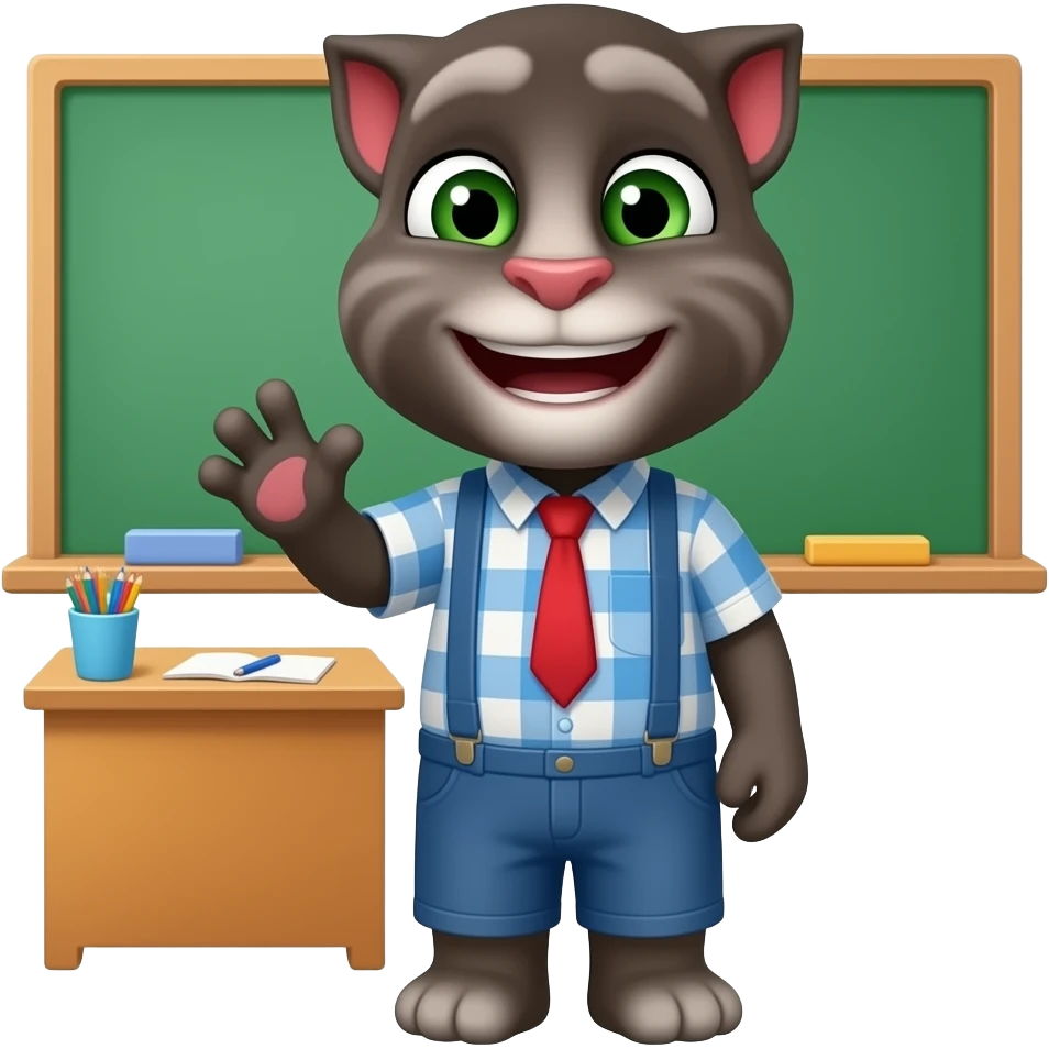 My Talking Tom class Play now emoji
