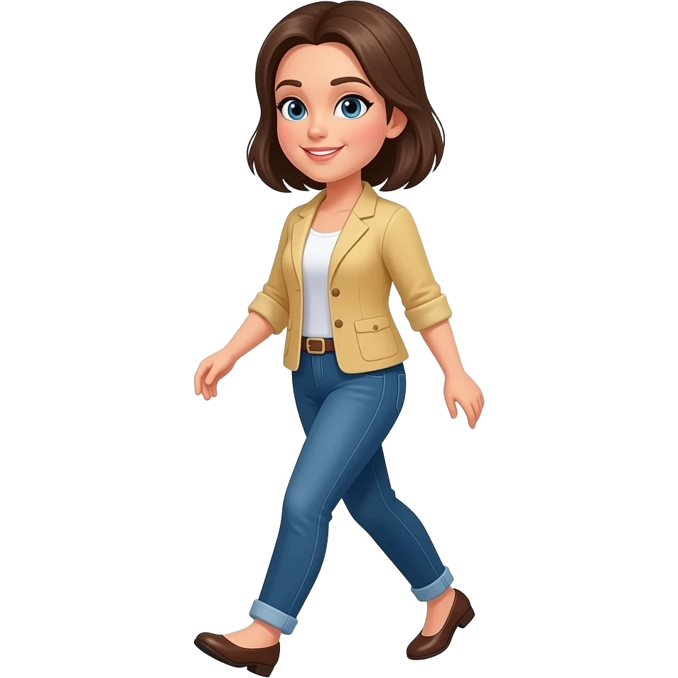 walker woman emoji