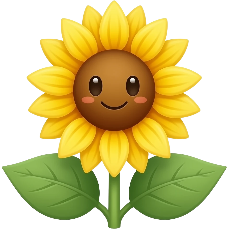 cute flower emoji