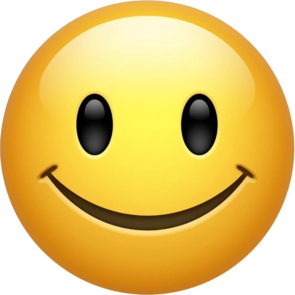 Diagonal mouth smiley emoji emoji