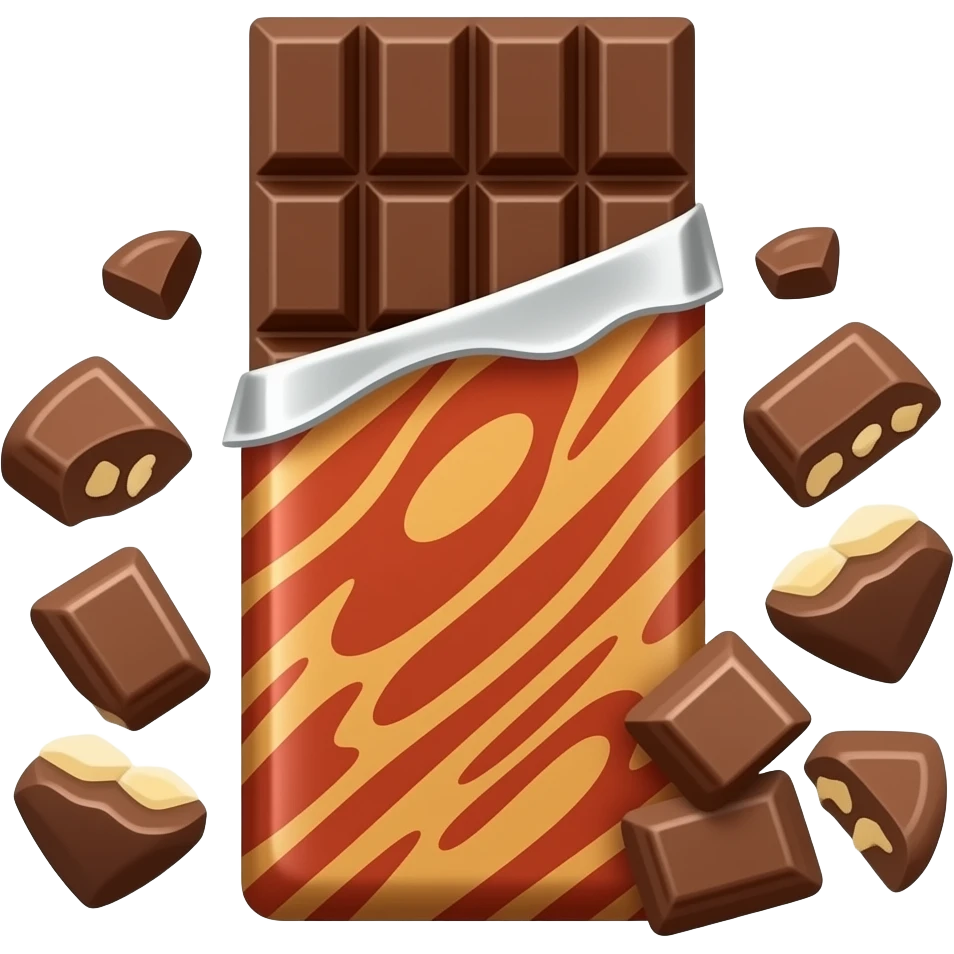 mars chocolat emoji