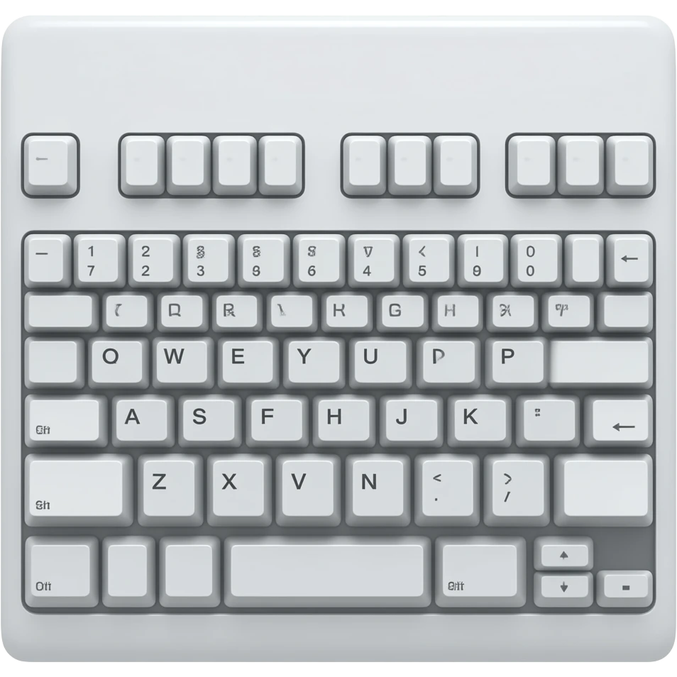 a full sized Keyboard saprate emoji