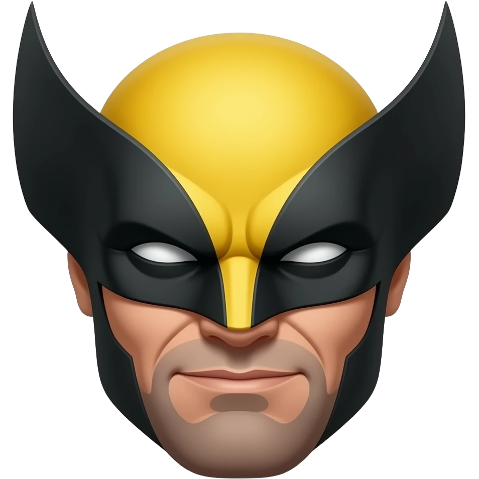 WOLVERINE face only emoji
