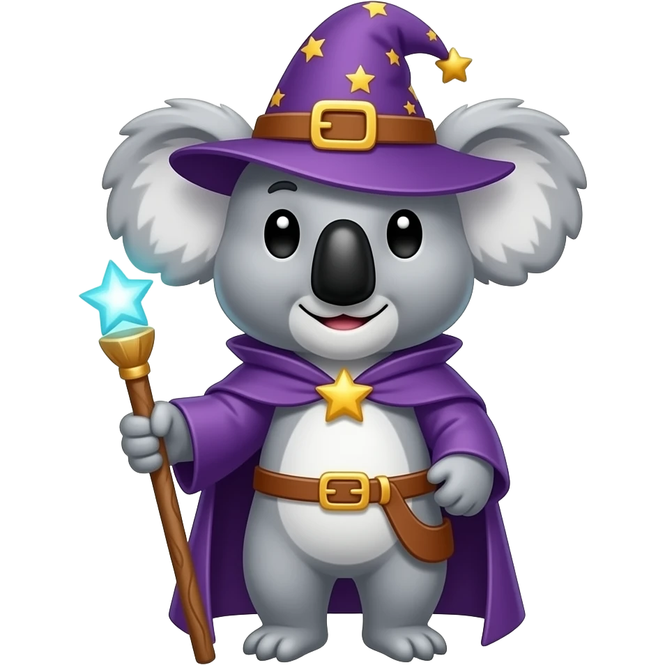 koala wizard emoji