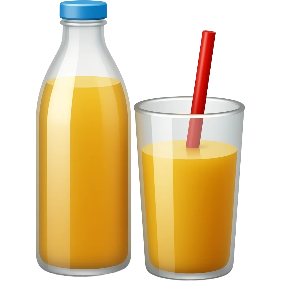Carton of juice emoji