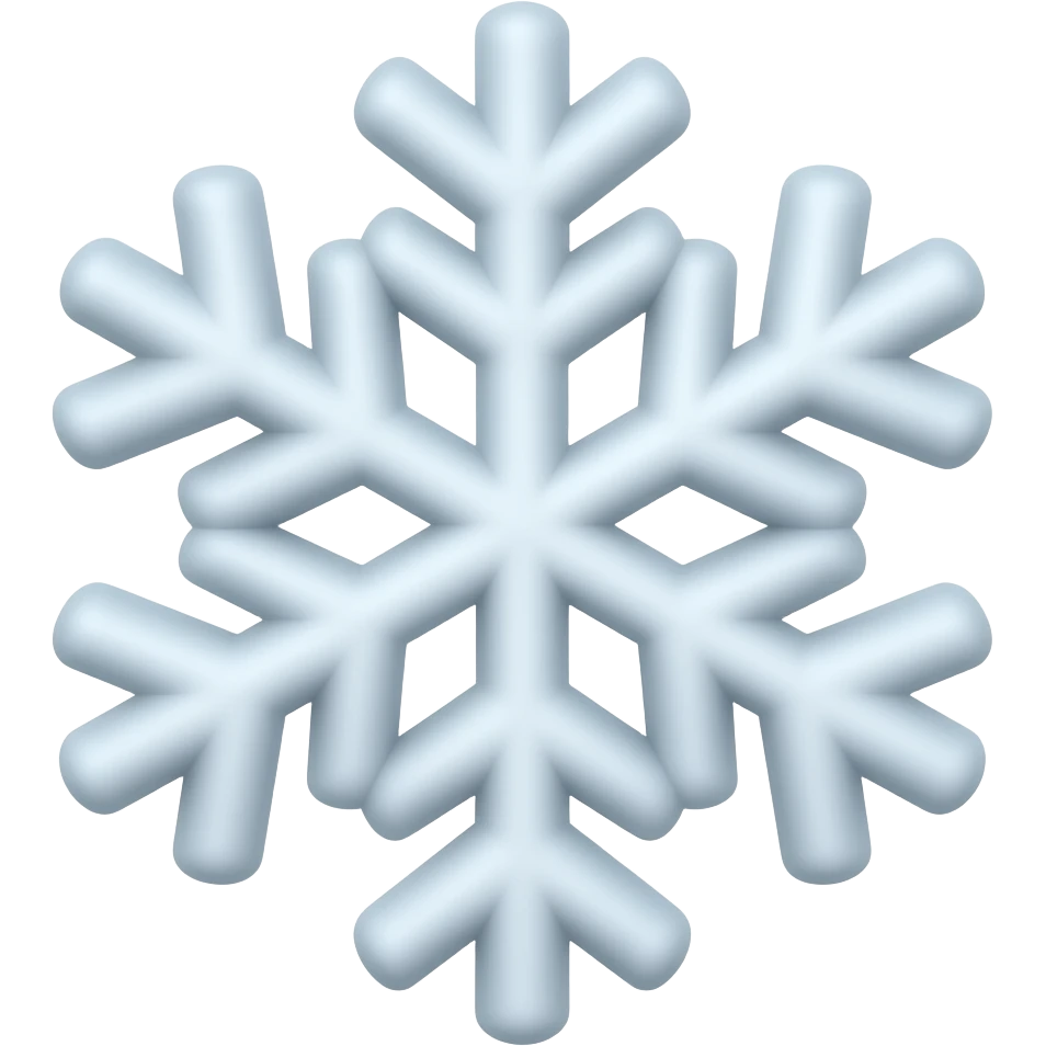 Snow emoji