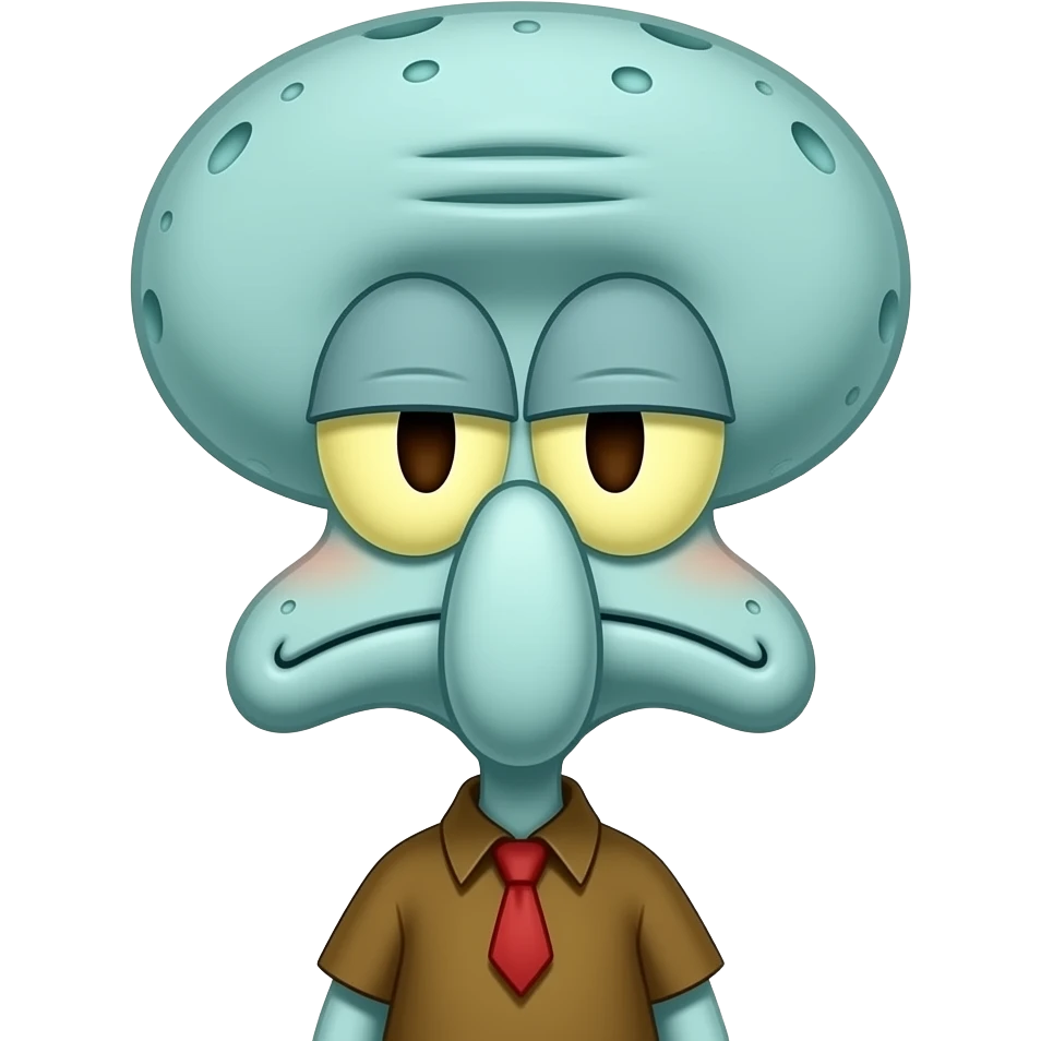 Calamardo de Bob E emoji