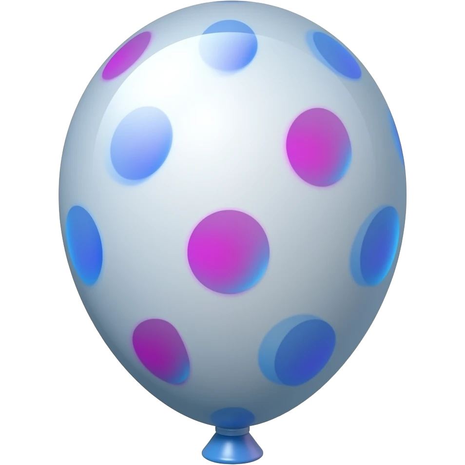 Pink and blue emoji