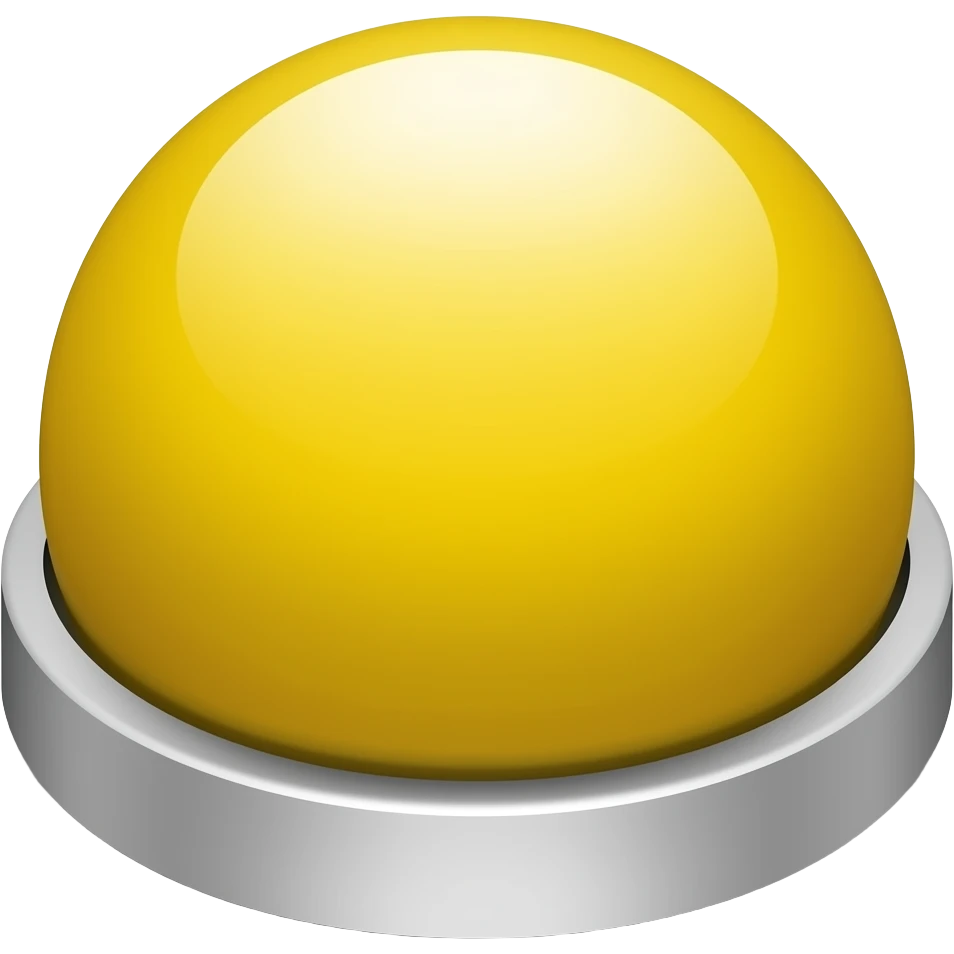 yellow button with silver base emoji