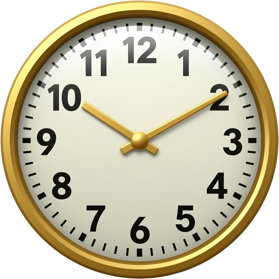 Clock it emoji