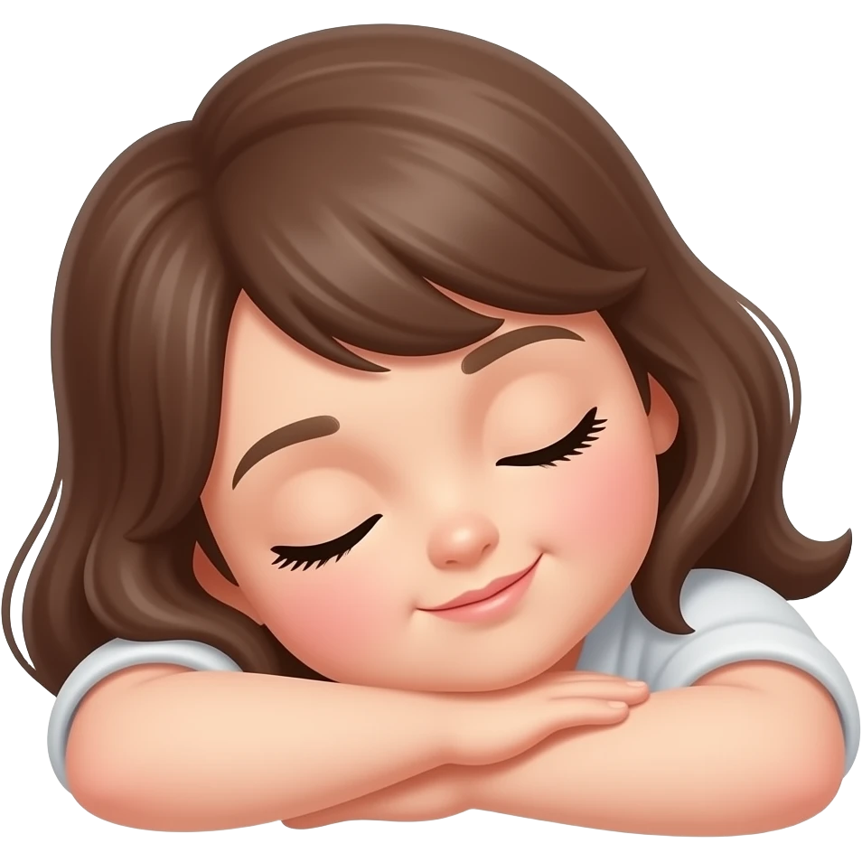 Uyuyan bir tane kız insan yap emoji
