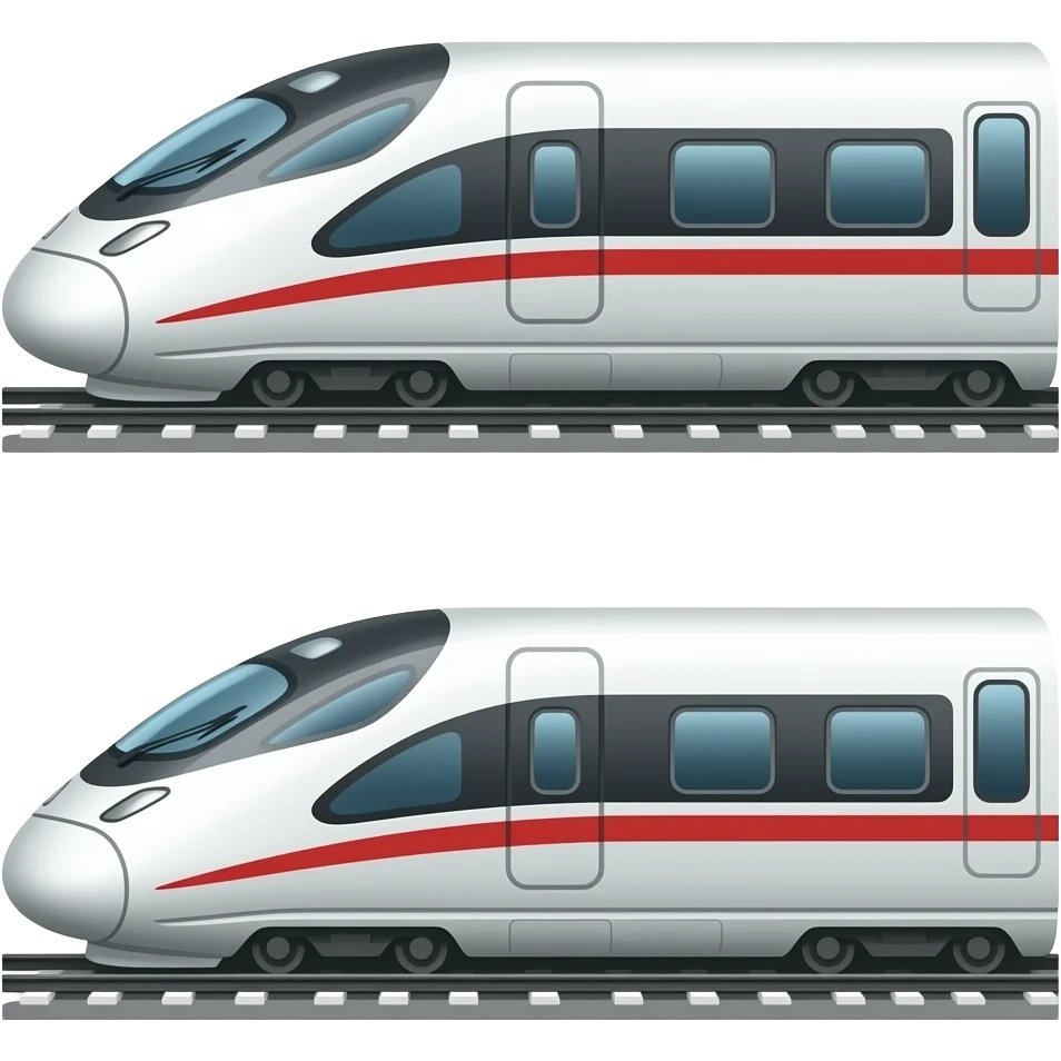 🚄🚅 emoji