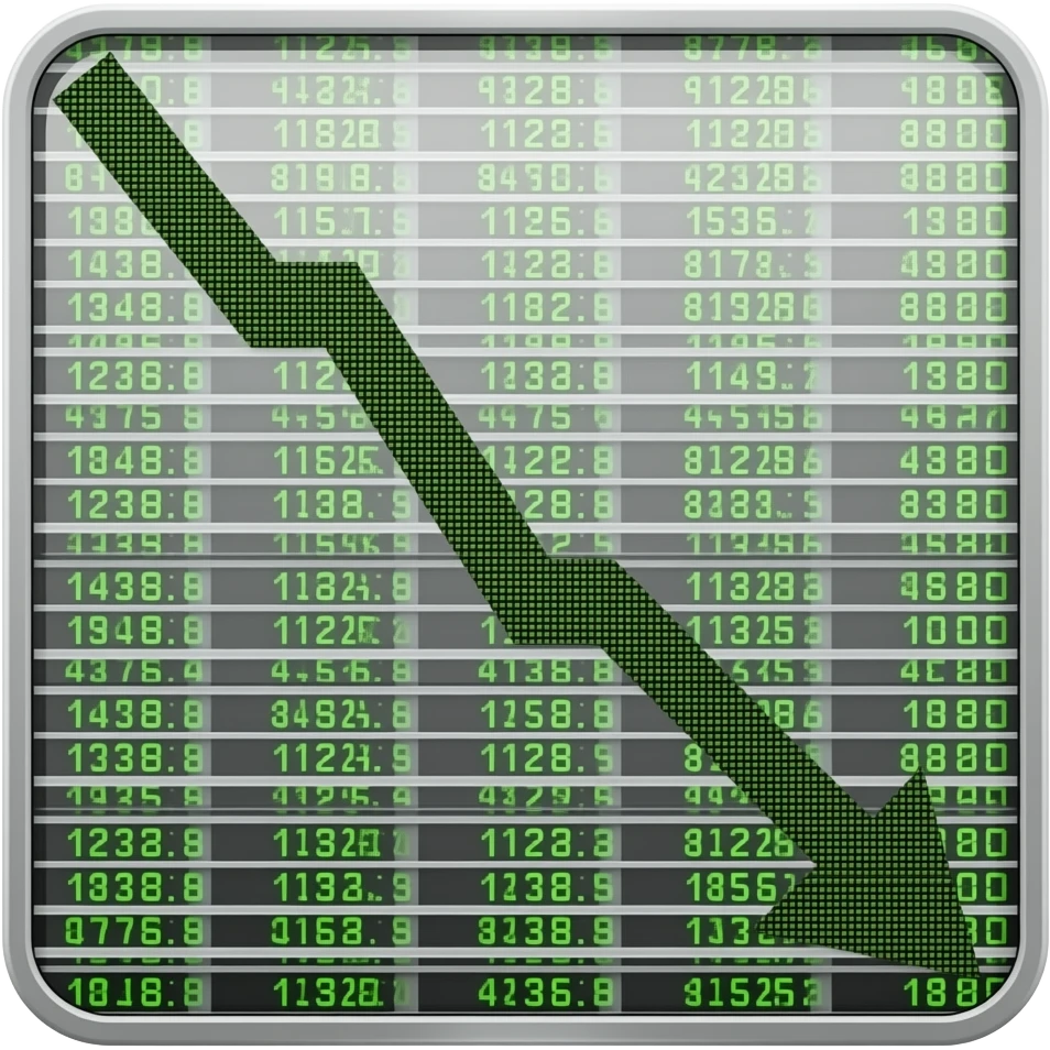 株価急落 emoji