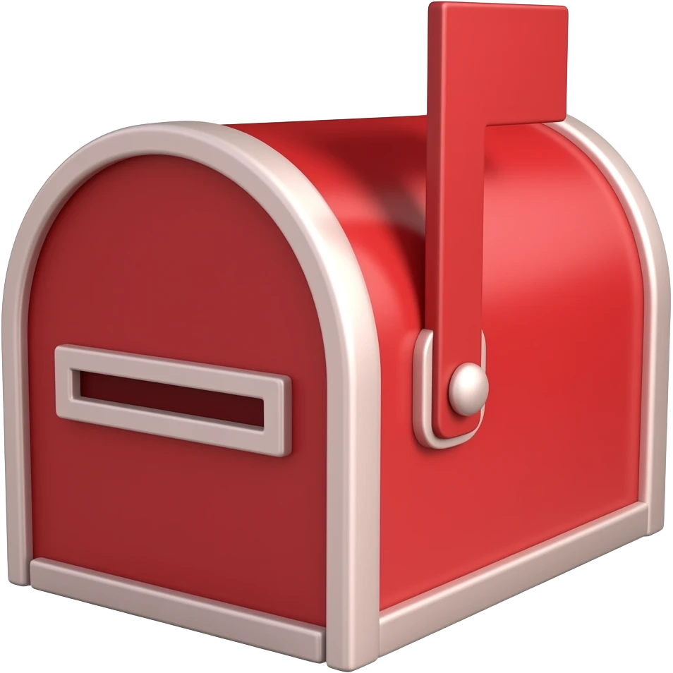 red mailbox emoji