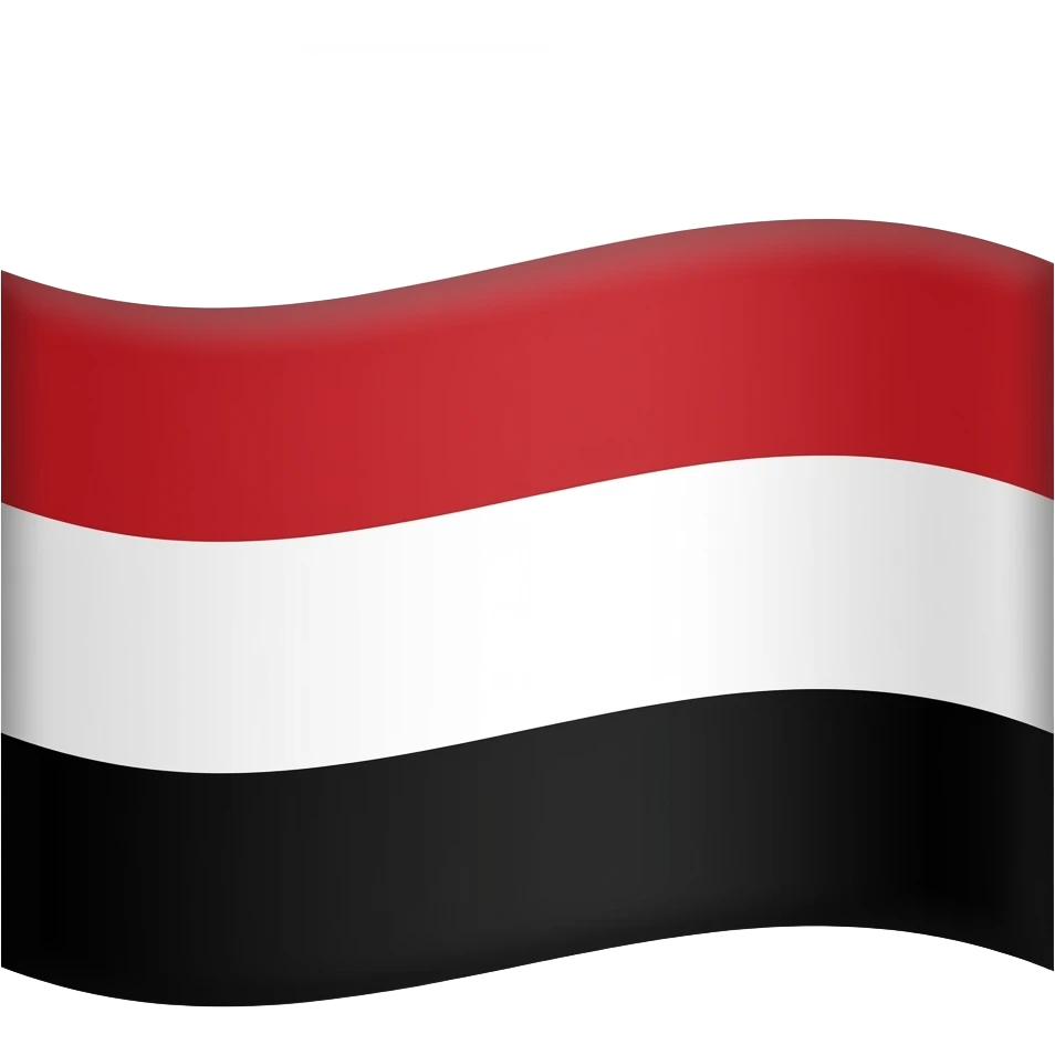 Do the Jemen flag upside down emoji