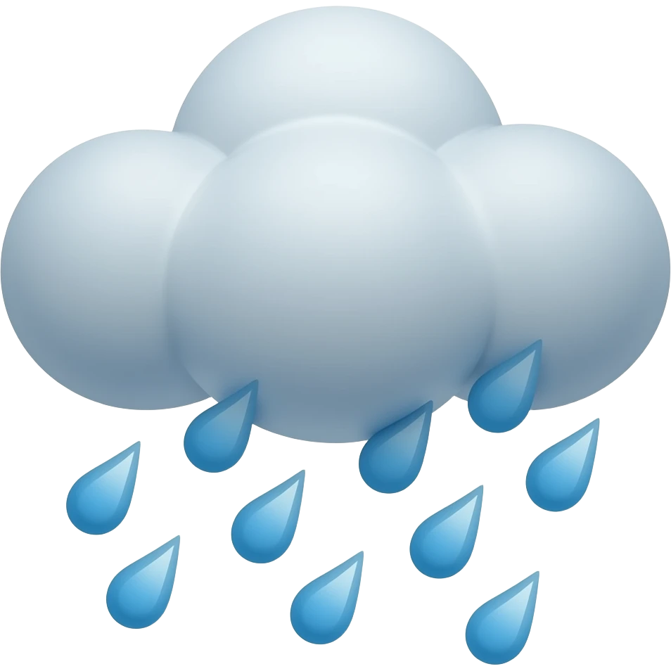 rain emoji