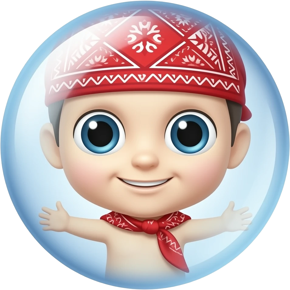 Bubbles and red bandanas emoji