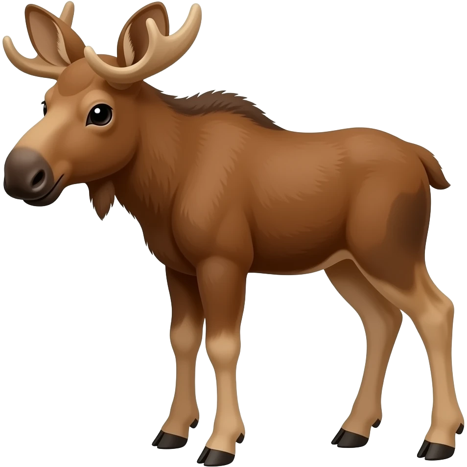 Moose calf emoji