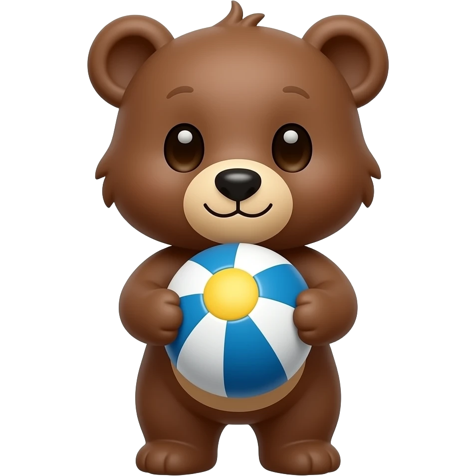 B is for baby,bear,bouncing ball emoji