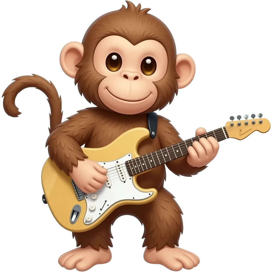 Músico mono! emoji