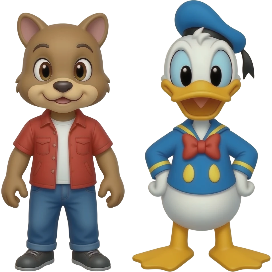 Huntrix vs Donald Duck emoji