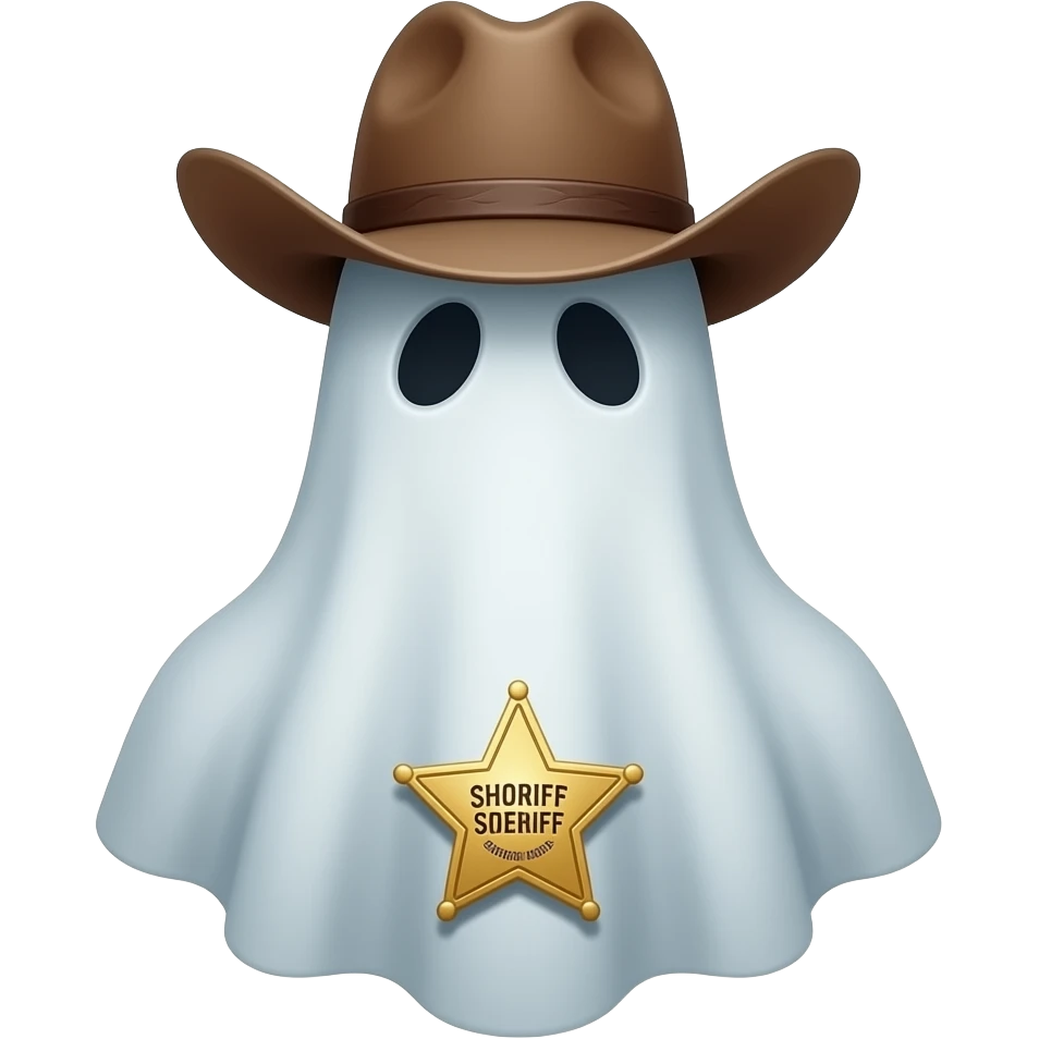 ghost sheriff emoji
