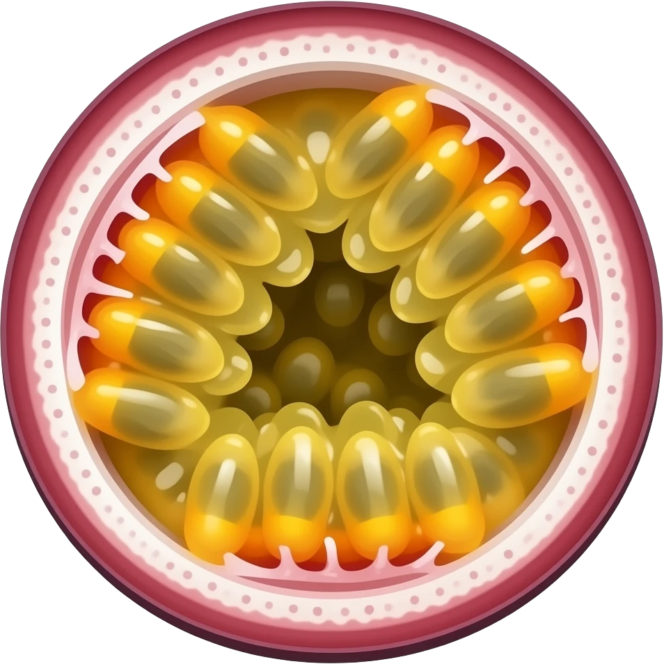 Passion fruit emoji