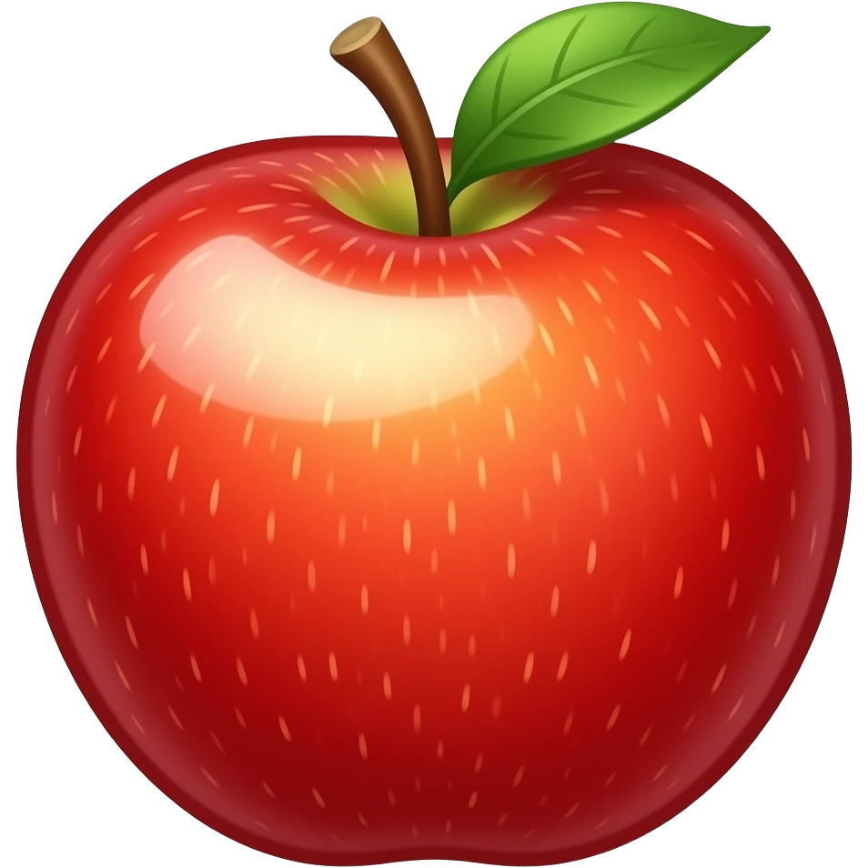 Red Apple emoji