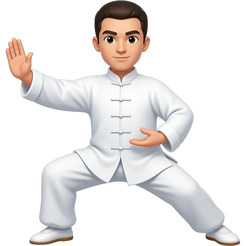 Taichi grue blanche emoji