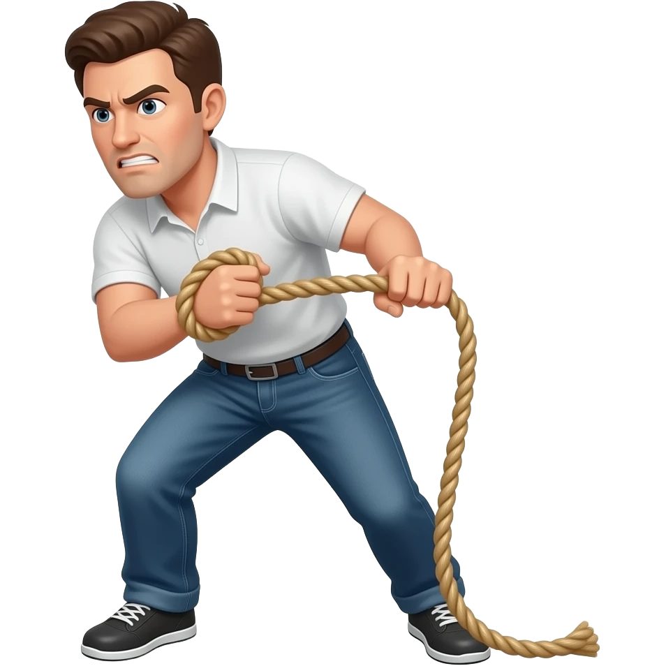 شد الحبل بقوه emoji