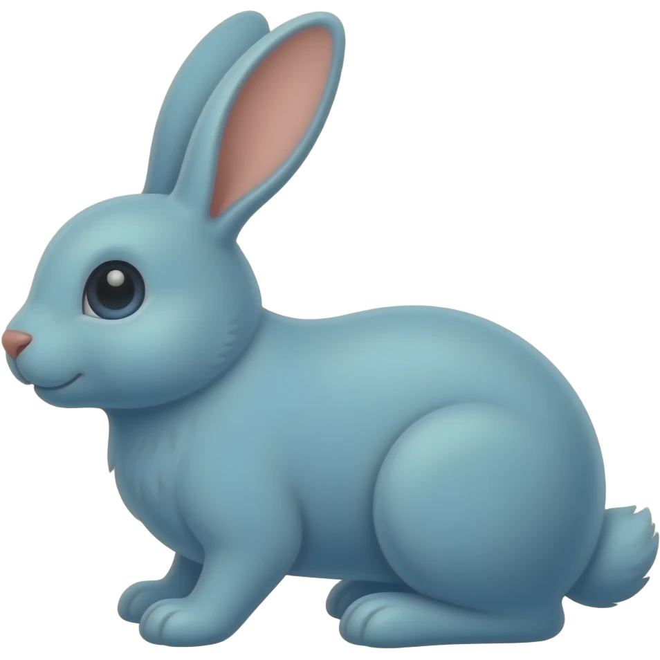 blue bunny emoji