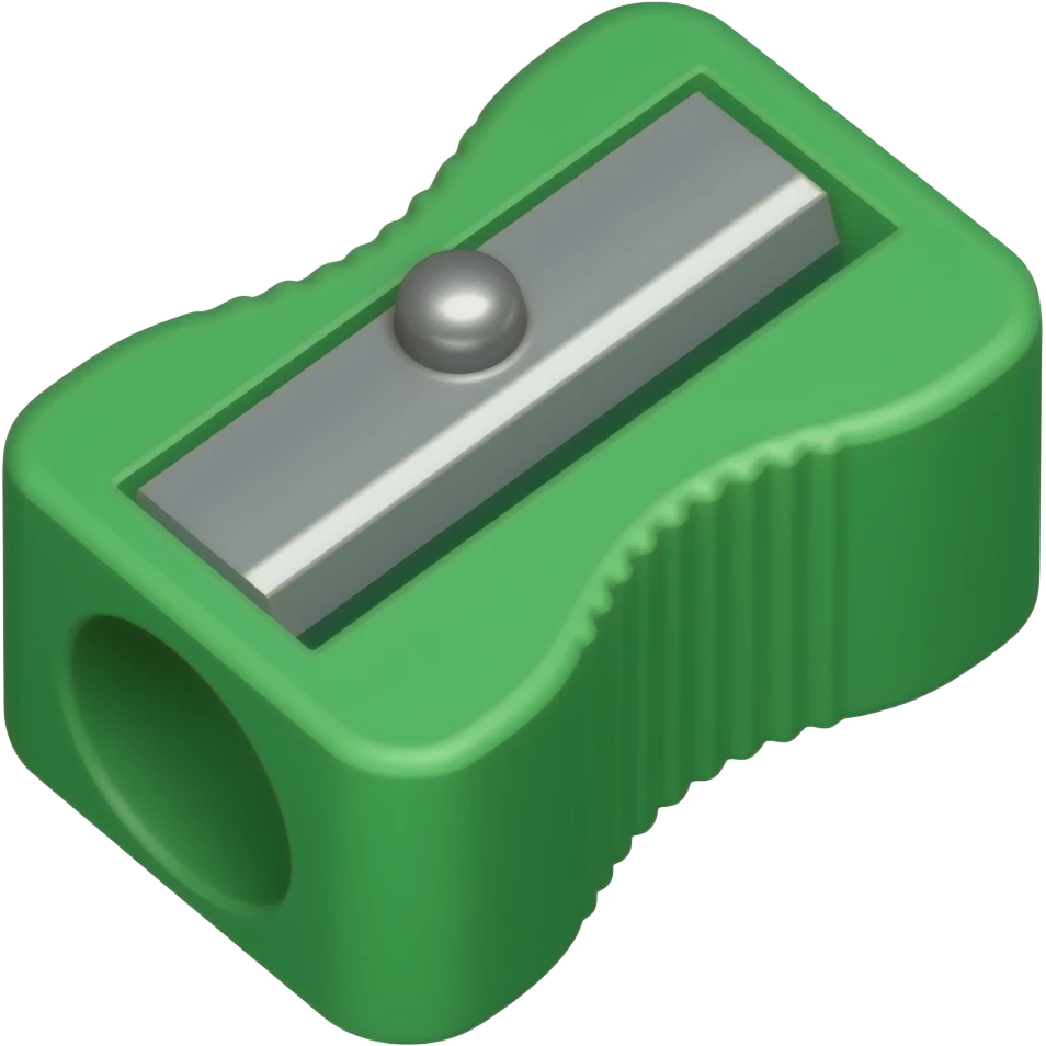 sacapuntas verde emoji