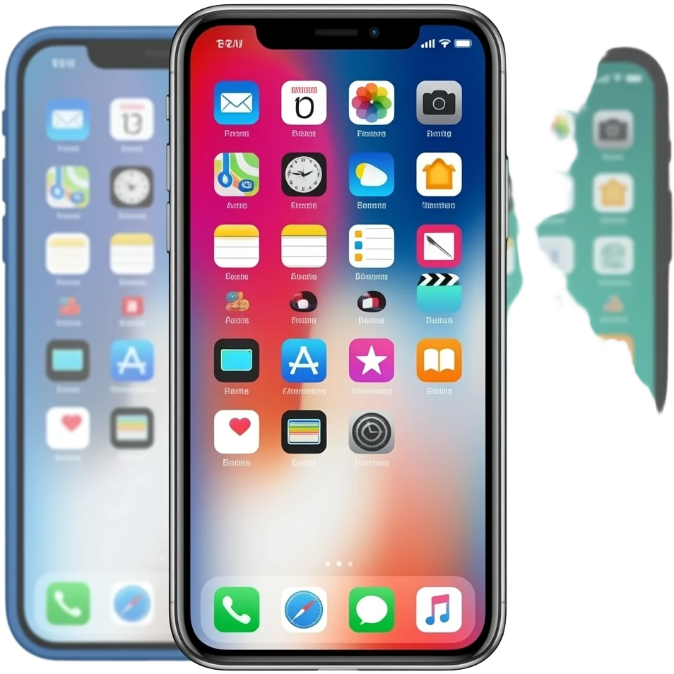 iPhone screen facing the user emoji
