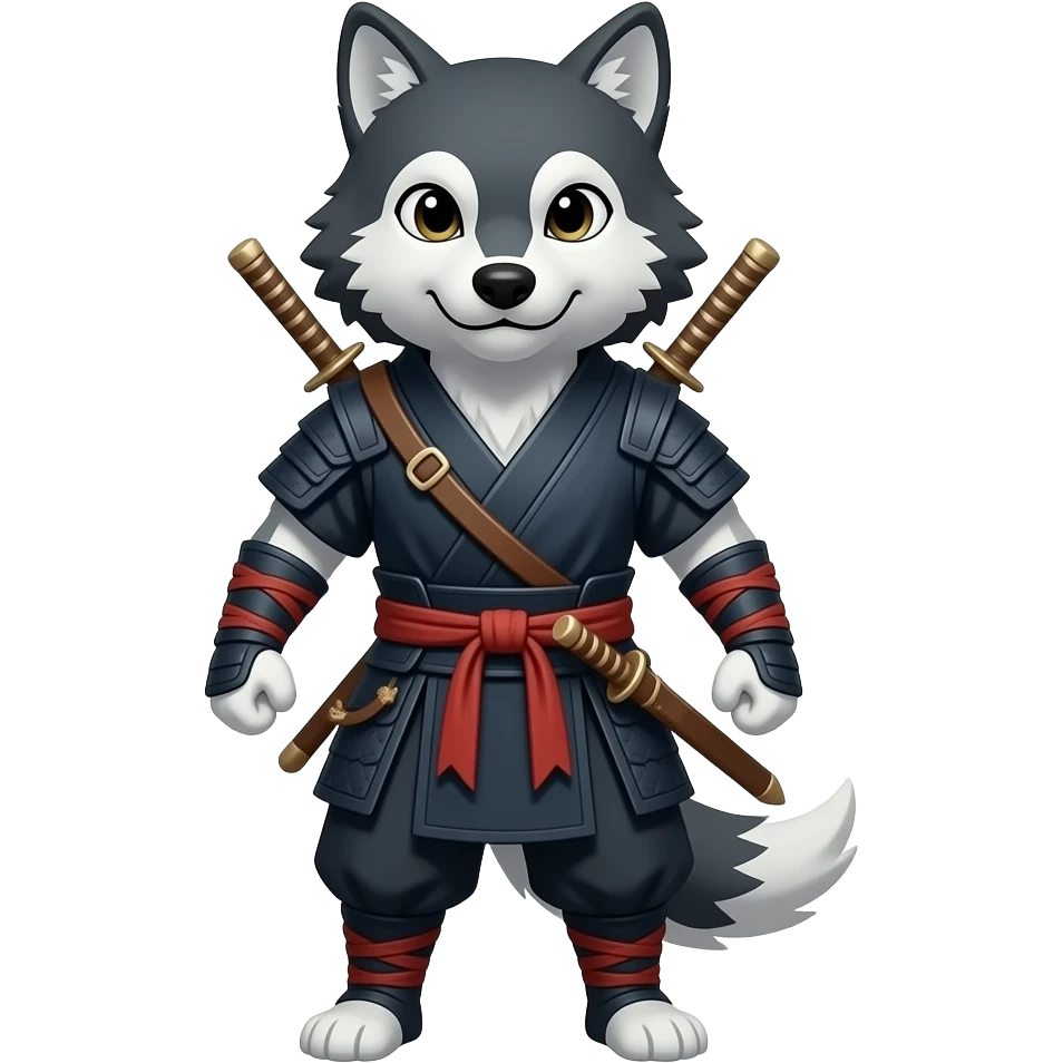 wolf ninja emoji
