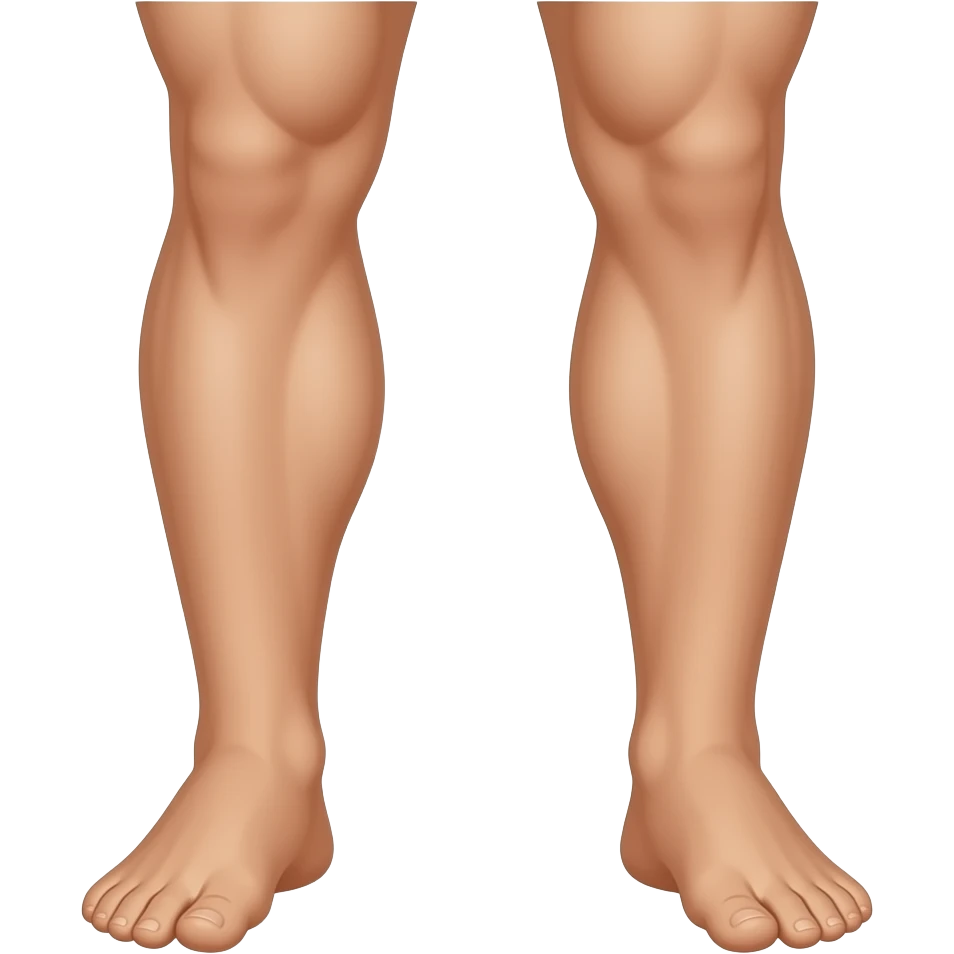 strong male human calves emoji
