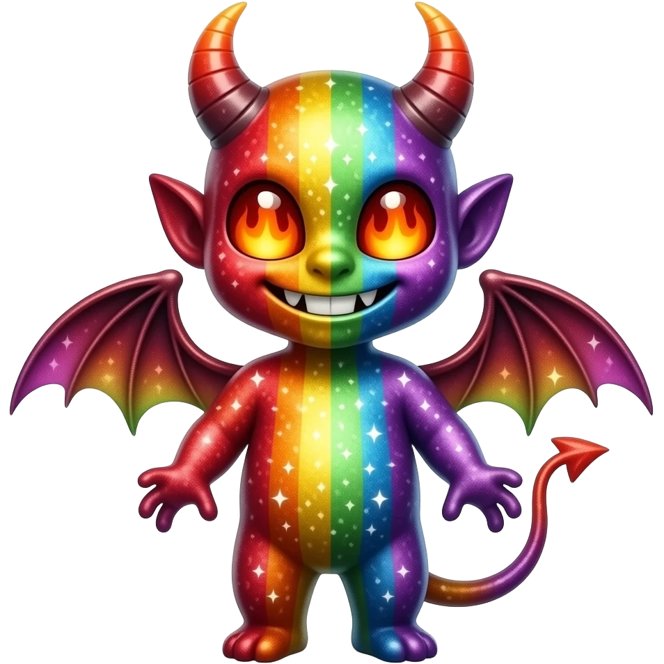 rainbow sparkle devil #0 emoji