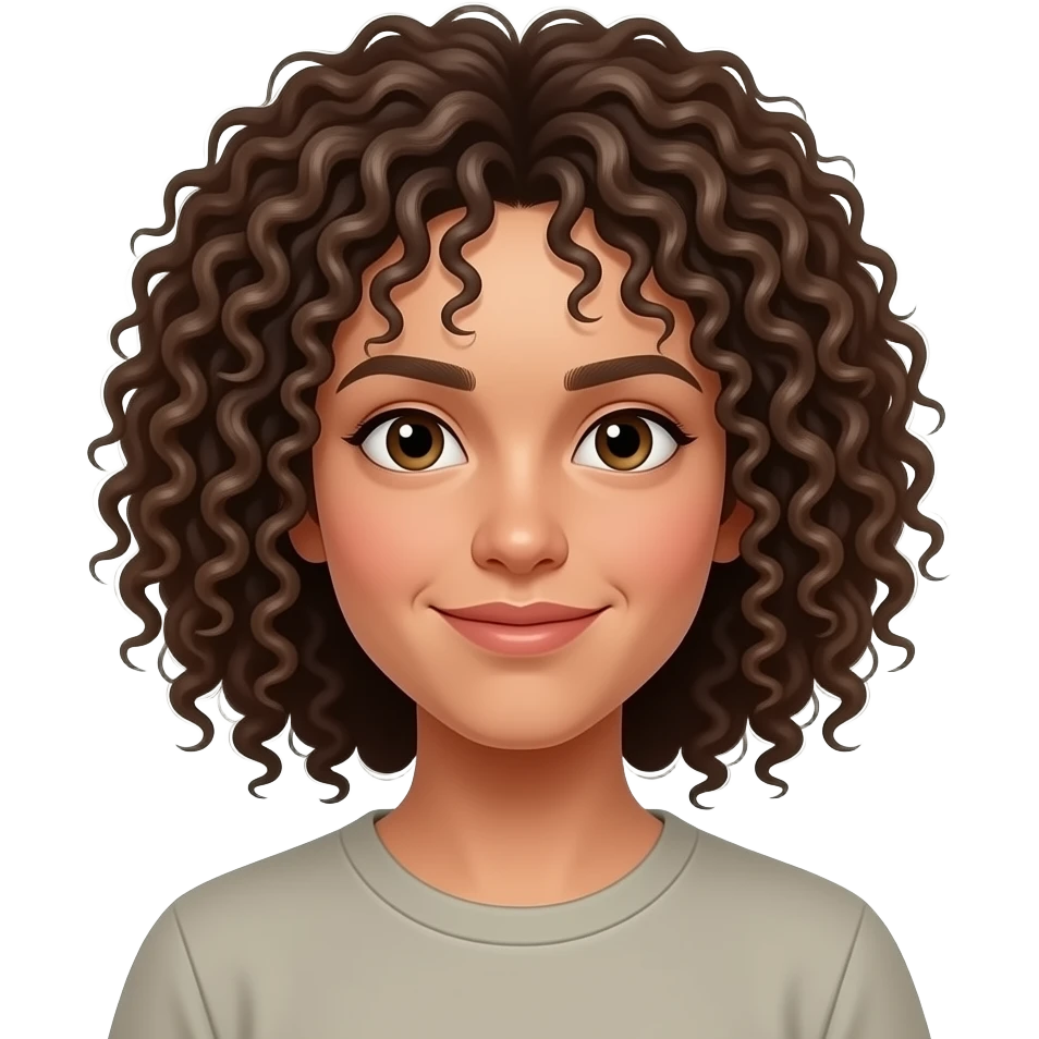 Y ponle el pelo colocho emoji