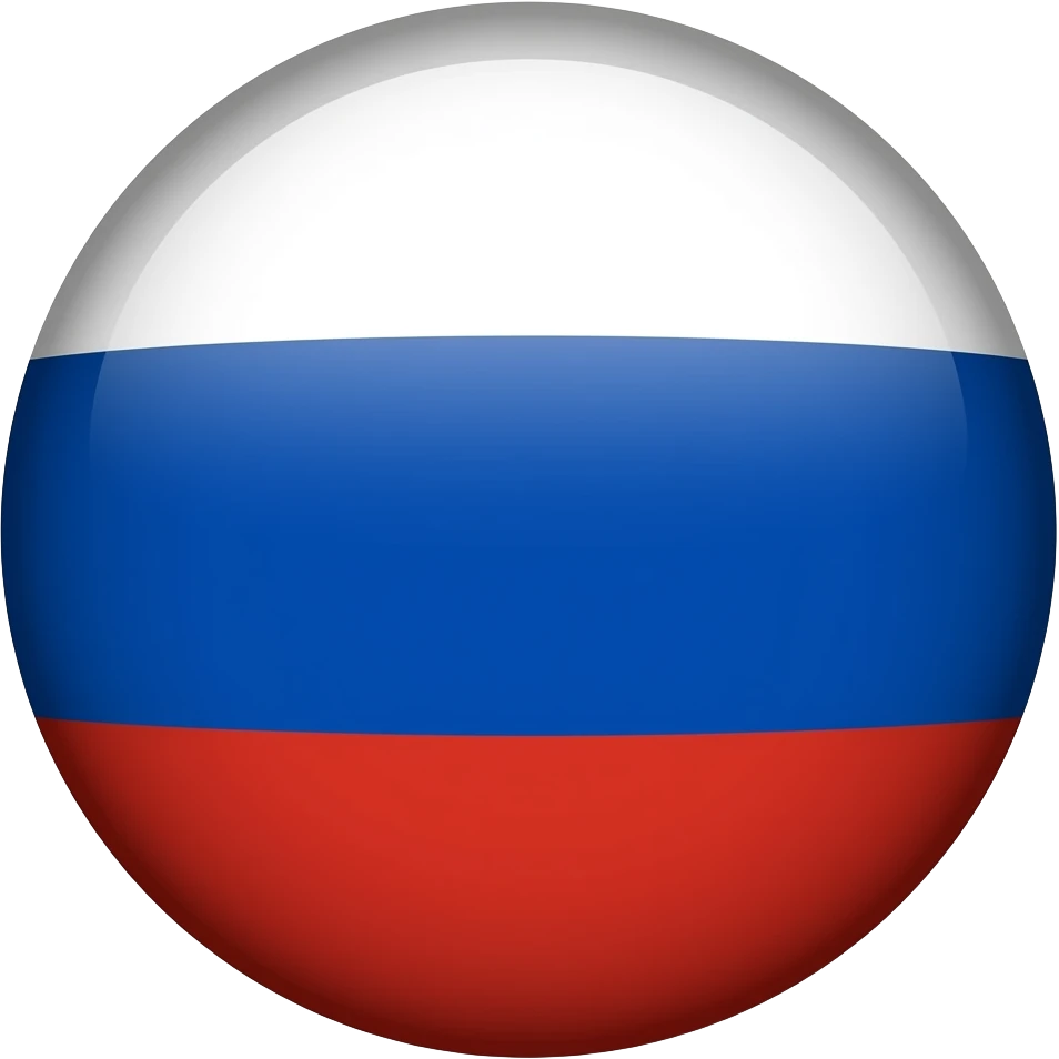 Круглый флаг россии emoji