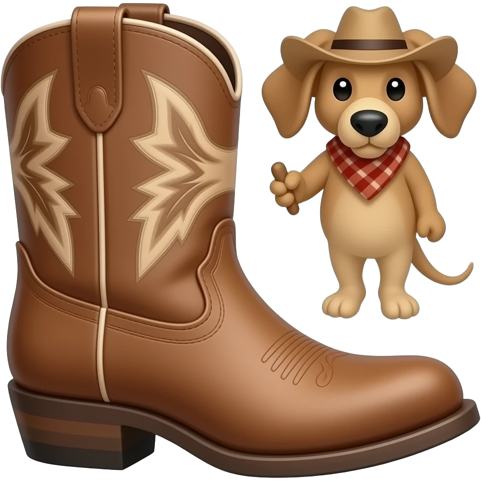 cowboy boots but it needs to be a emoji emoji