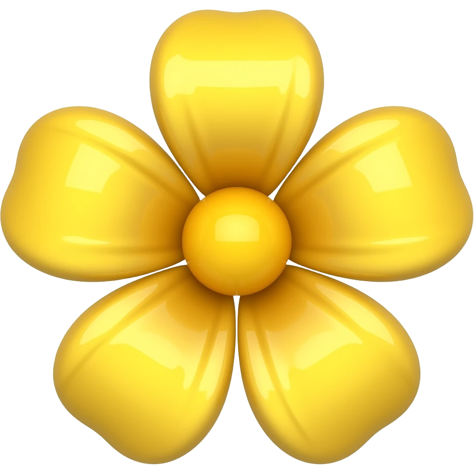 Fleur d’or emoji