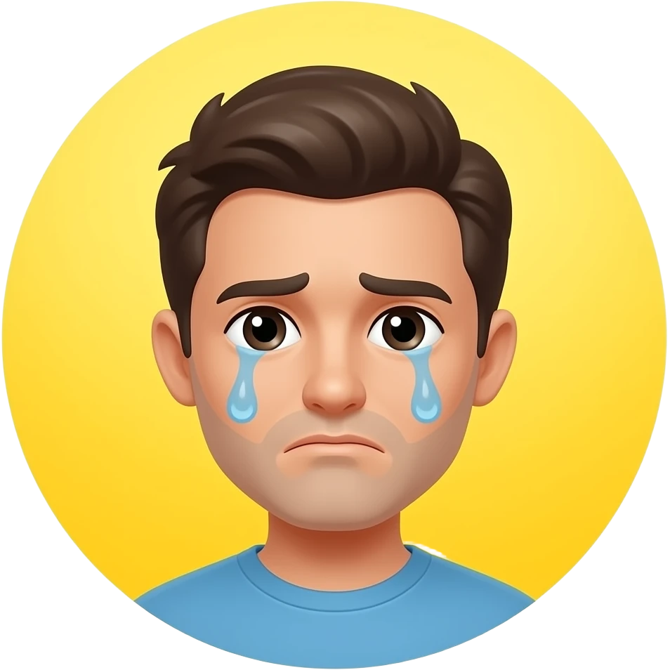 😭😔🟡 emoji
