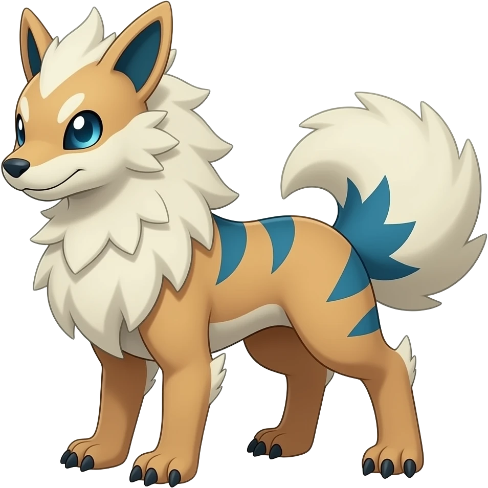 Salandit-Salamence-Arcanine-hybrid emoji