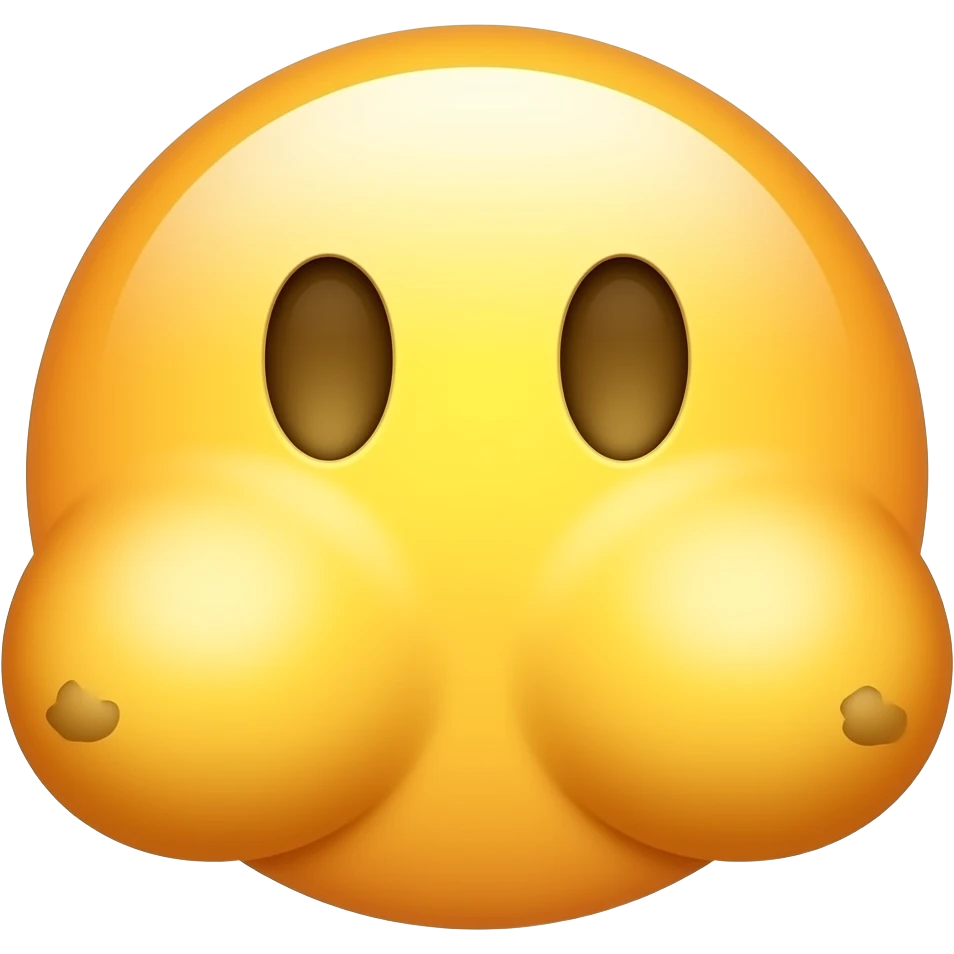 funny smiley emoji with naked boobs emoji