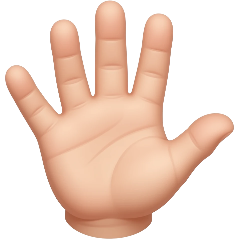 high five baby hand emoji