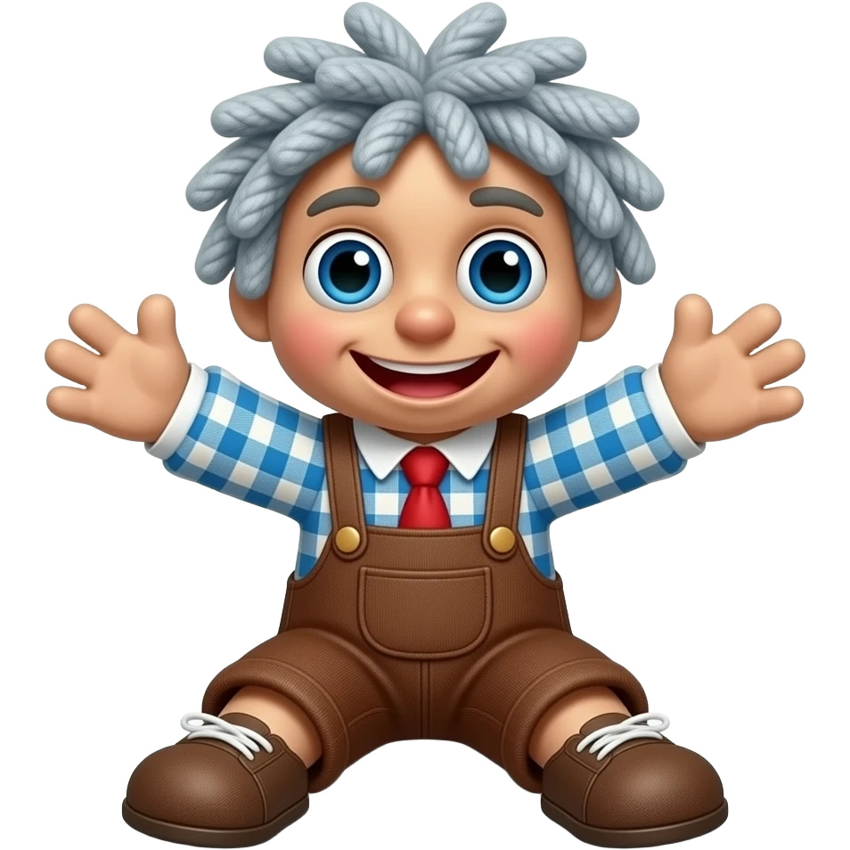 A golliwog emoji