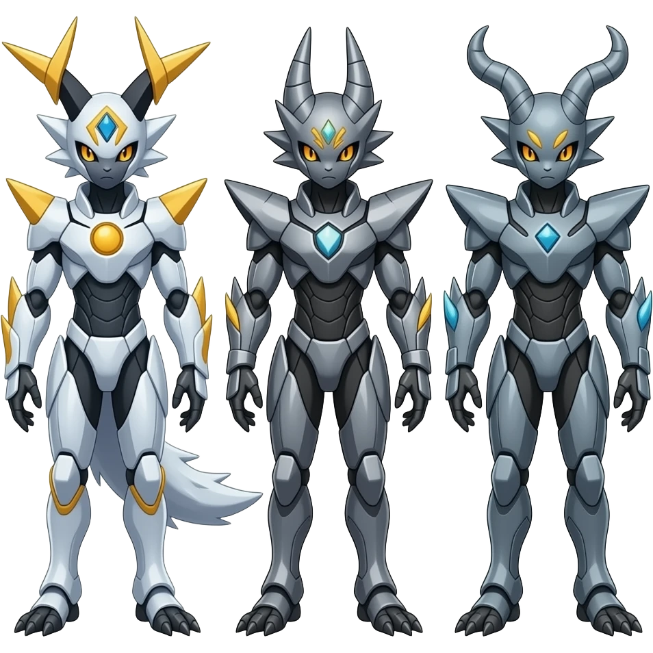 Latios-Dialga-Kyurem-Darkrai-Genesect-Exveemon-animal-hybrid emoji