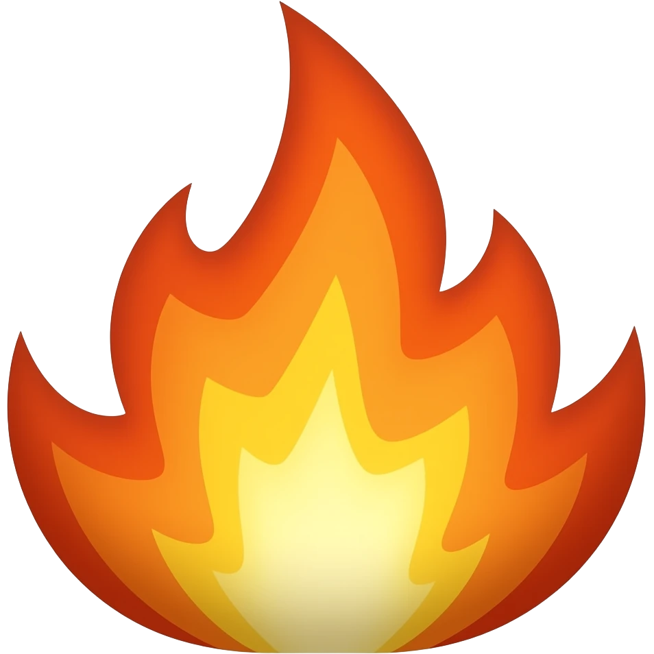 Tiny fire emoji